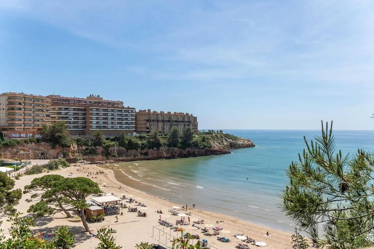 Salou Seafront! Private Terrace - Ac & Wifi Apartment