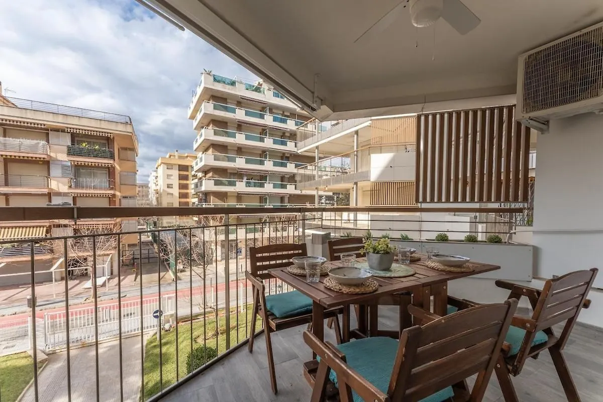 Salou Seafront! Private Terrace - Ac & Wifi Apartment Spain
